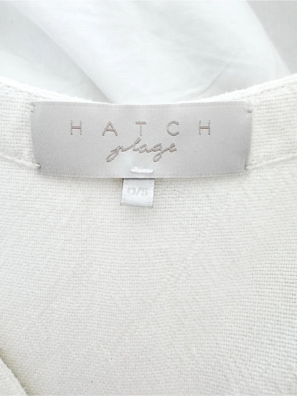 HATCH Plage Maternity Boho Coastal Linen Tunic Tank Neutral Stripe TOP OSFA - Picture 3 of 3